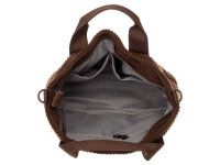 Prato SC05 zeitlose Handtasche aus Breitcord mocha