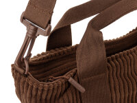 Prato SC05 zeitlose Handtasche aus Breitcord mocha