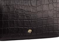 Prato Umhängetasche J158-KR-M Handtasche Damen Rindleder black