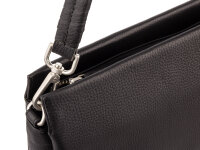 Prato Umhängetasche J172-P Handtasche Damen Rindleder black