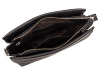 Prato Umhängetasche J172-P Handtasche Damen Rindleder black