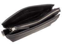 Prato Umhängetasche J172-P Handtasche Damen Rindleder black