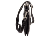 Prato Umhängetasche J168 N Handtasche Damen Rindleder black