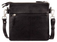 Prato Umhängetasche J168 N Handtasche Damen Rindleder black