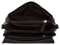 Prato LM Shahid H40-N glattes Rindleder Umhängetasche Handtasche black