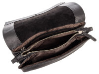 Prato Umhängetasche H141-P Handtasche Damen Rindleder black