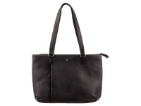 Prato Shopper Rindleder K141 P Damen Tasche black