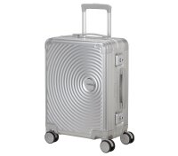 American Tourister SOUNDBOX ALU Spinner 55 cm mit...