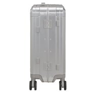 American Tourister SOUNDBOX ALU Spinner 55 cm mit TSA-Zahlenschloss silver