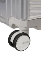 American Tourister SOUNDBOX ALU Spinner 55 cm mit TSA-Zahlenschloss silver