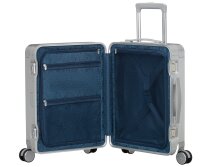 American Tourister SOUNDBOX ALU Spinner 55 cm mit TSA-Zahlenschloss silver