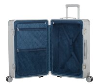 American Tourister SOUNDBOX ALU Spinner 68 cm mit TSA-Zahlenschloss silver