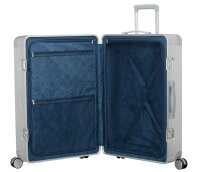 American Tourister SOUNDBOX ALU Spinner 77 cm mit TSA-Zahlenschloss silver
