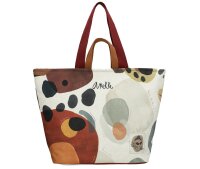 Anekke Alma Median Mittelgroße Strandtasche / Shopping Bag Medium 40474-211-braun / beige