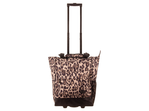 Franky ER4 Einkaufstrolley Einkaufstasche leopard