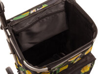 Franky Einkaufroller ER10 Einkaufstrolley mit separater Kühltasche zitrone