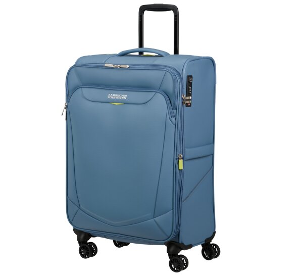 American Tourister Summerride Spinner M 69 cm EXP mit TSA-Zahlenschloss coronet blue