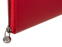 Grenwood Damen Geldbörse GW100N Leder mit RFID rot