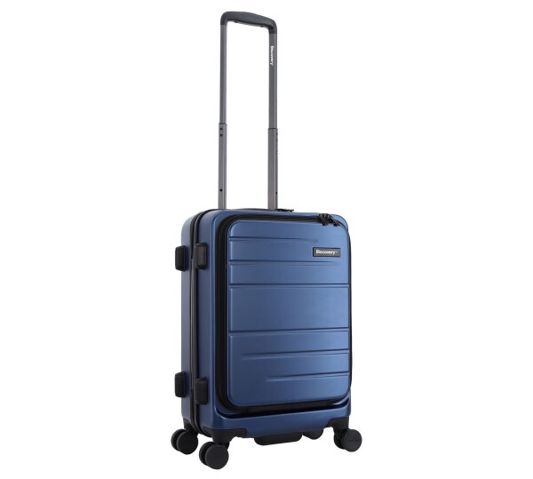 Discovery Patrol Spinner 56 cm Gr. S mit TSA-Zahlenschloss metallic blue