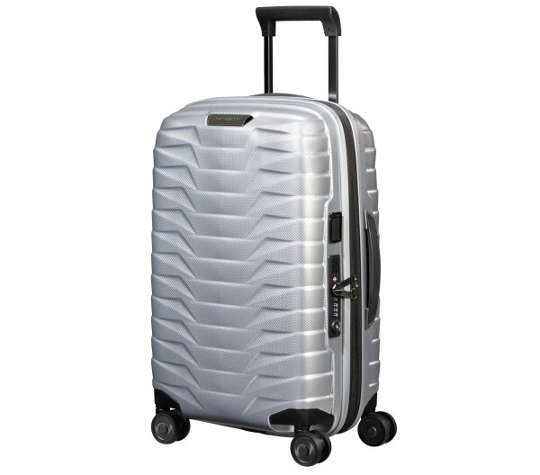 Samsonite Proxis Spinner 55 cm Length 35 cm EXP mit TSA-Zahlenschloss silver