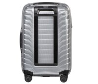 Samsonite Proxis Spinner 55 cm Length 35 cm EXP mit TSA-Zahlenschloss silver