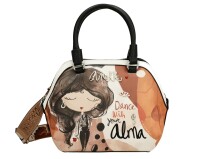 Anekke Alma Bowling Bag Handtasche 40701-238-braun / beige