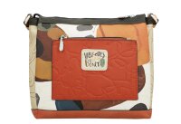 Anekke Alma 3 Compartment Crossbody Bag M 40703-039-braun / beige