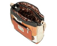 Anekke Alma 3 Compartment Crossbody Bag M 40703-039-braun / beige