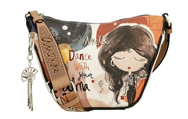 Anekke Alma Crossbody Bag Moonbag Umhängetasche 40703-492-braun / beige