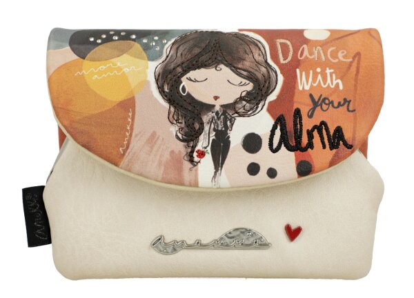 Anekke Alma Coin Purse With Flap Geldbörse 40709-016-braun / beige