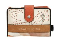 Anekke Alma Mittleres RFID-Portemonnaie Geldbörse 40709-902-braun / beige