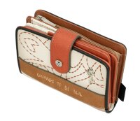Anekke Alma Mittleres RFID-Portemonnaie Geldbörse 40709-902-braun / beige