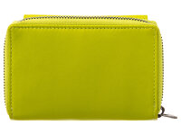 Greenwood Damen Geldbörse BAXX20 Nappa Leder mit RFID lime green