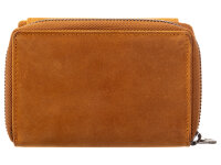 Greenwood Damen Geldbörse BAXX20 Nappa Leder mit RFID mustard