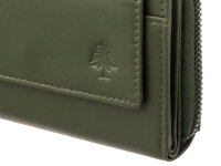 Greenwood Damen Geldbörse BAXX20 Nappa Leder mit RFID olive