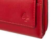 Greenwood Damen Geldbörse BAXX20 Nappa Leder mit RFID rot