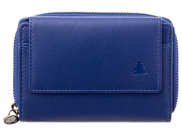 Greenwood Damen Geldbörse BAXX20 Nappa Leder mit RFID royalblue