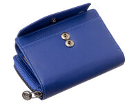 Greenwood Damen Geldbörse BAXX20 Nappa Leder mit RFID royalblue