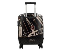 Anekke Mademoiselle Kabinenkoffer Spinner Größe S 41584-001-schwarz / braun