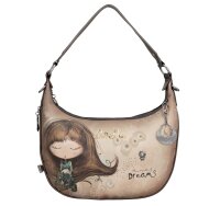 Anekke Real Shoulder Bag Umhängetasche 41702-190-grau