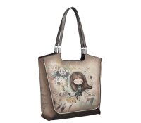 Anekke Real Shopping Bag Schultertasche 41702-366-grau