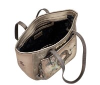 Anekke Real Shopping Bag Schultertasche 41702-367-grau