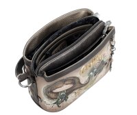 Anekke Real Crossbody Bag 3 Fächer Umhängetasche 41703-258-grau