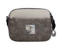 Anekke Real Oval Flap Crossbody Umhängetasche 41703-349-grau
