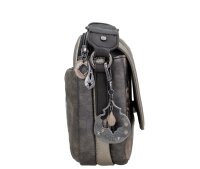 Anekke Real Oval Flap Crossbody Umhängetasche 41703-349-grau