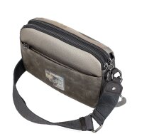 Anekke Real Oval Flap Crossbody Umhängetasche 41703-349-grau