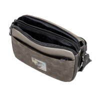 Anekke Real Oval Flap Crossbody Umhängetasche 41703-349-grau