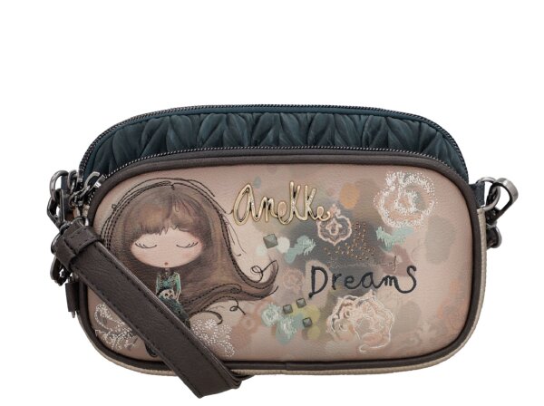 Anekke Real Crossbody Bag S Umhängetasche 41703-445-grau