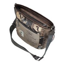 Anekke Real Oval Crossbody Bag M Umhängetasche 41703-517-grau