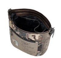 Anekke Real Oval Crossbody Bag M Umhängetasche 41703-517-grau